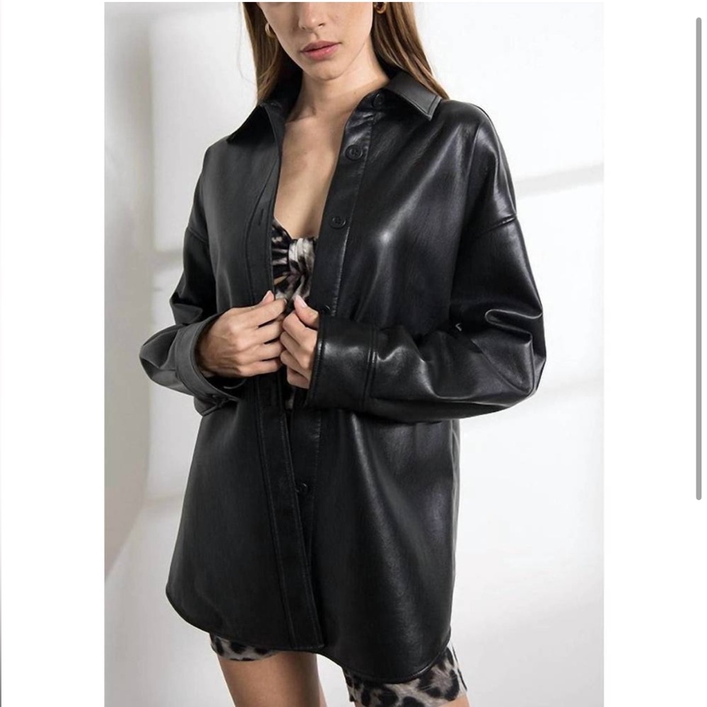 🖤 ILLA ILLA Vegan Leather Jacket 🖤